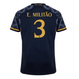 Real Madrid Eder Militao #3 Borta Kläder 2023-24 Kortärmad